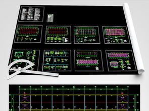 輕型門倉庫工廠CAD鋼結構設計圖平面圖下載指南